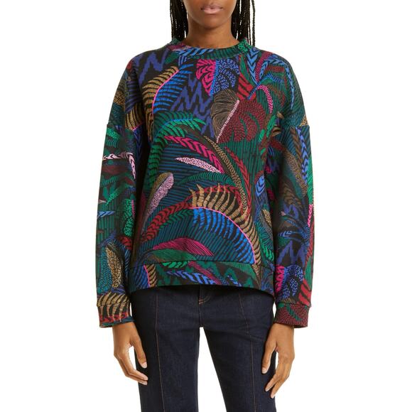 FARM Rio Sweaters - Farm Rio Amazonian Night Oversize Sweater Size Small